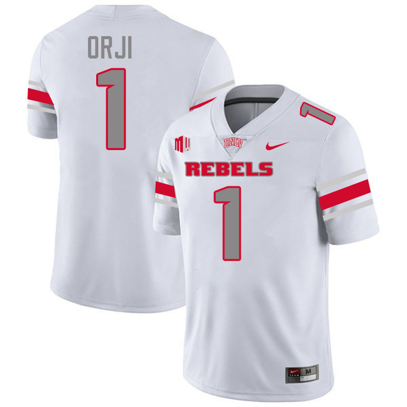 #1 Alex Orji UNLV Rebels College Football Jersey Stitched-White